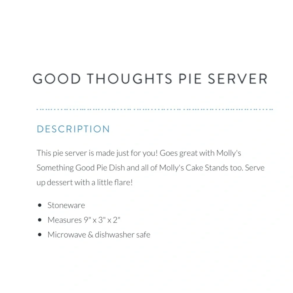 Molly Hatch Good Thoughts Pie Server
